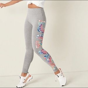 VS Pink Grey Rainbow Legging